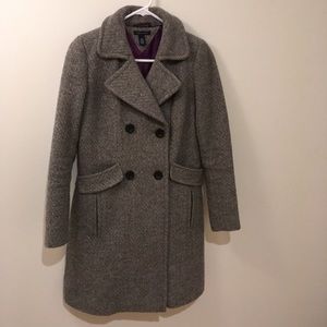 Tommy Hilfiger grey peacoat